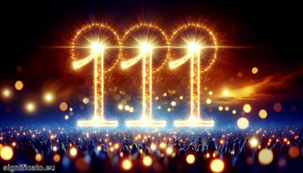 Importanza della positività - Numero Angelico 111